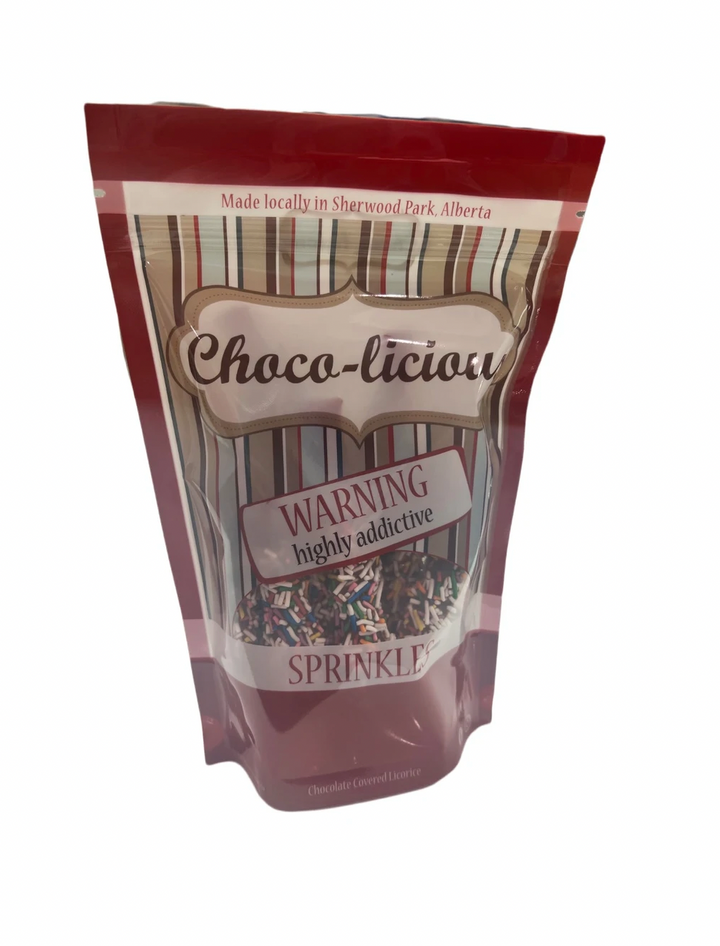 Chocolicious Sprikled Covered Licorice
