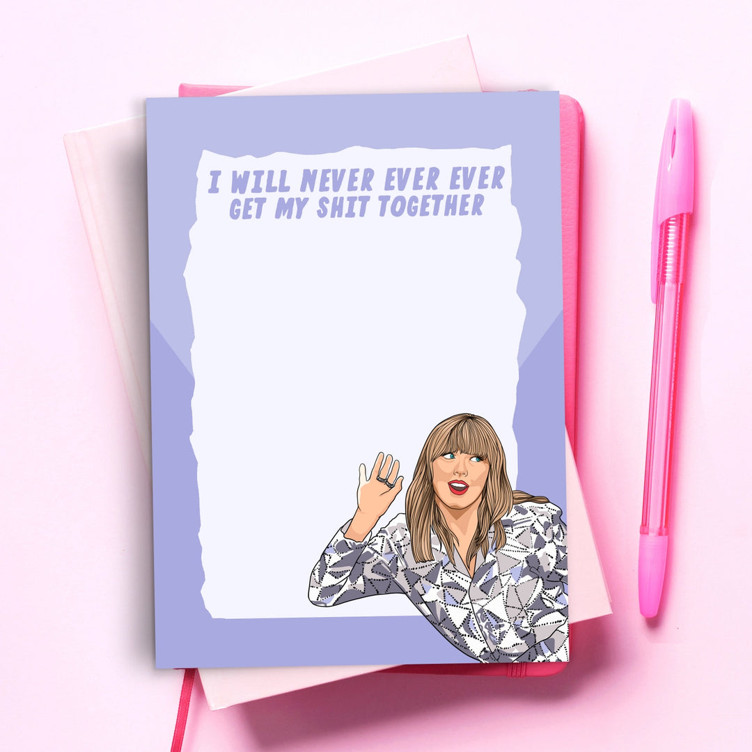Taylor Never Ever Notepad