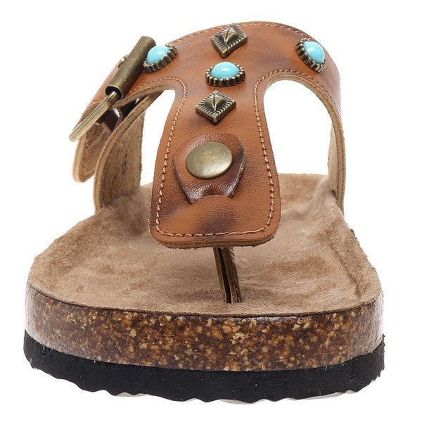 Celeste Turquoise Detail Sandal