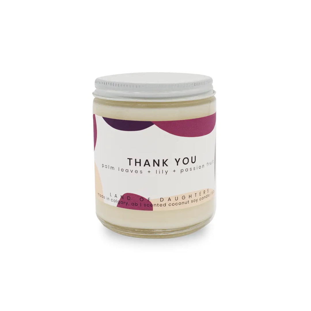 Land of Daughters Candle - Thank You