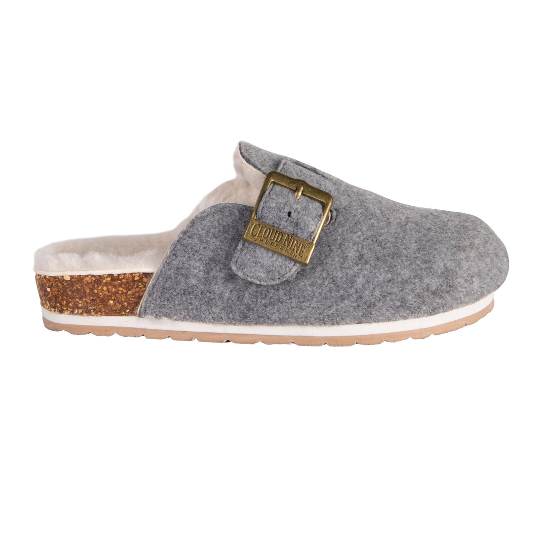 Cloud Nine Sheepskin Ladies Grey Slip On (Size 11)