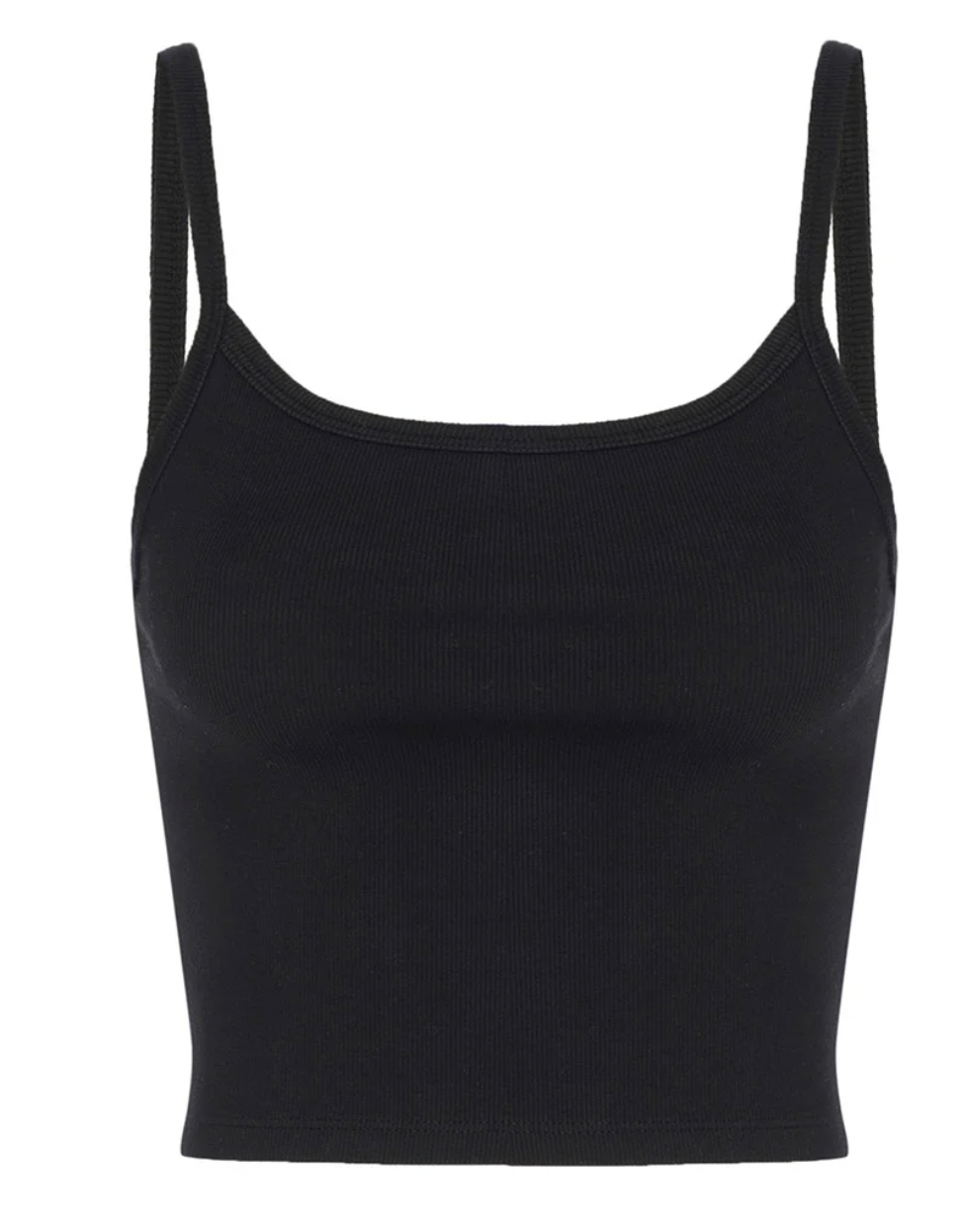 Bra30 Strappy Crop - Black